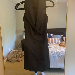 Cute black blazer dress